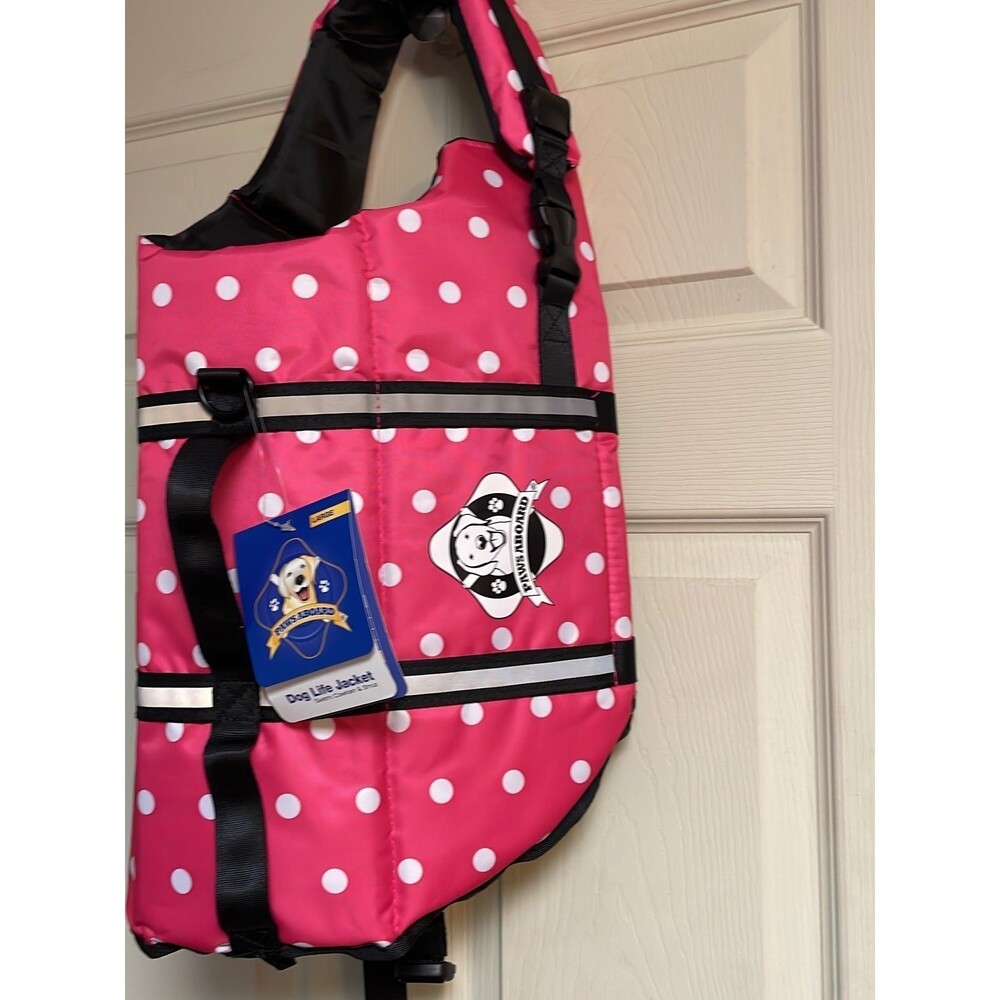 NWT PawsAboard Large Dog Life Jacket! Cute!